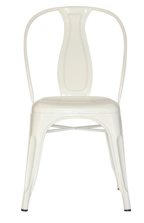 White Industrial Dining Chair (2400204)