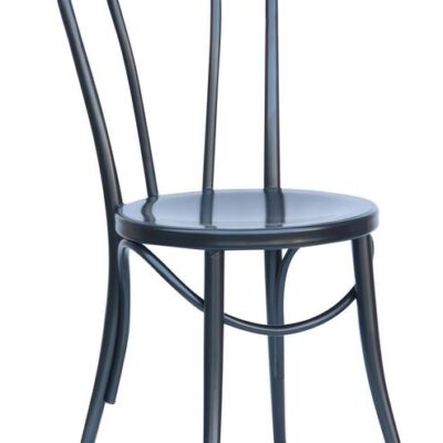 Bistro dining chair in black